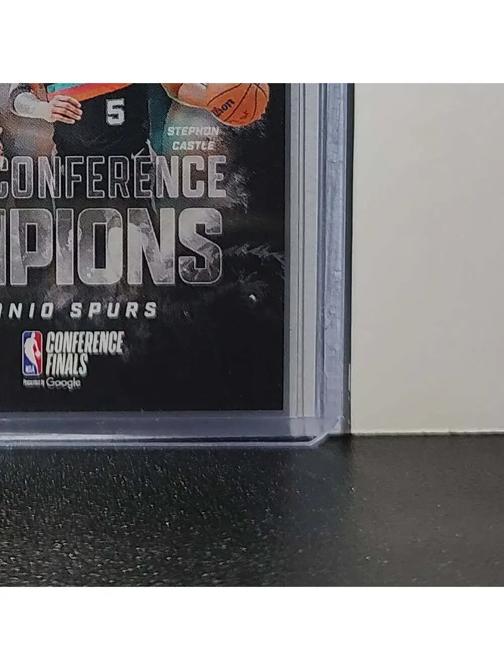 San Antonio Spurs 2025-26 Topps Now #WCSA Western Conference Champions Card